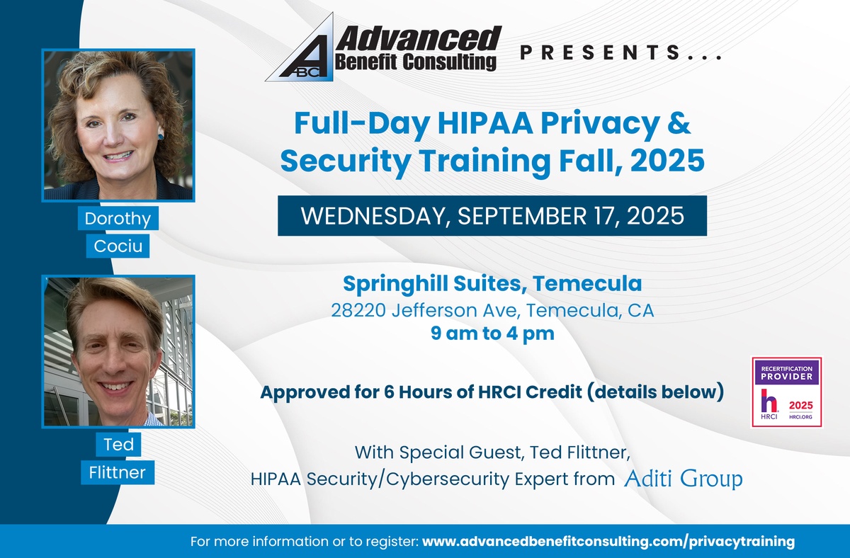 HIPAA Privacy HITECH & Security Training - Advanced Benefit Consulting