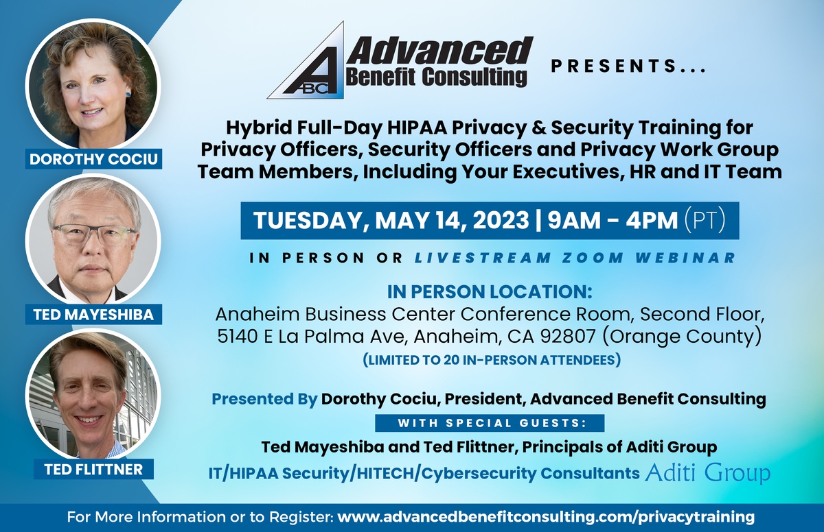 ABC & Aditi Group live HIPAA privacy training
