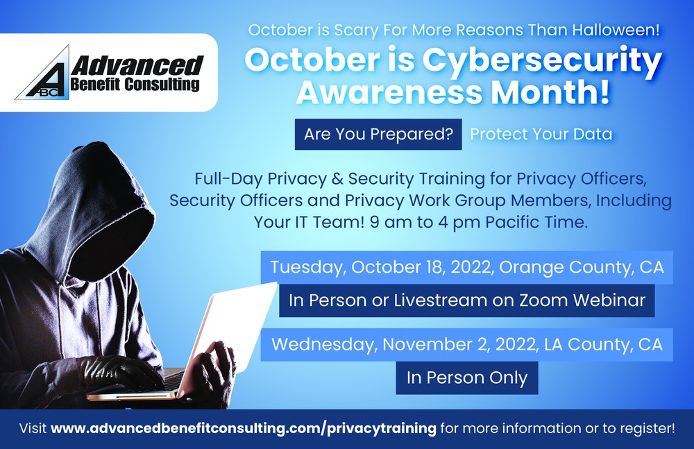 ABC Cybersecurity month training 2022 in LA & OC