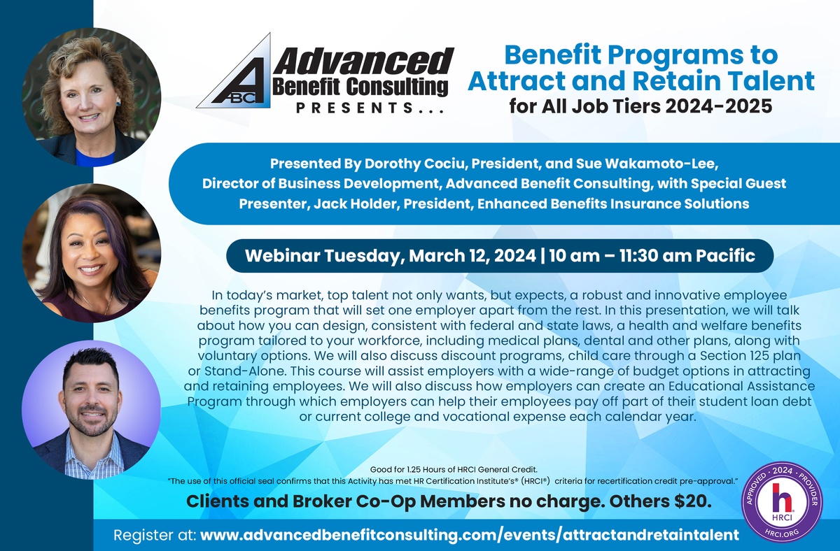 webinar Benefit programs to attract and retain talent