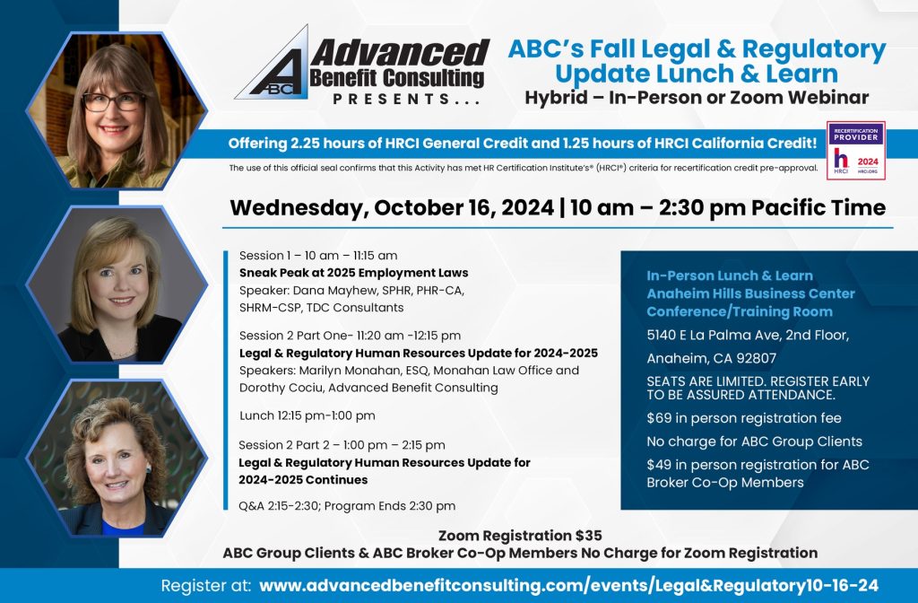 ABC Fall Legal Update Lunch and Learn 10-16-2024