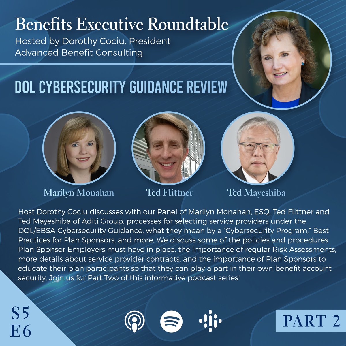 US Dept of Labor EBSA Cybersecurity panel p2 podcast