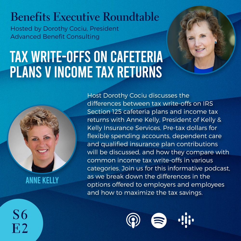 Benefits Executive Roundtable tax write-offs vs. income tax