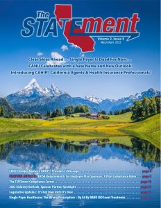 CAHIP The STATEment magazine March 2022