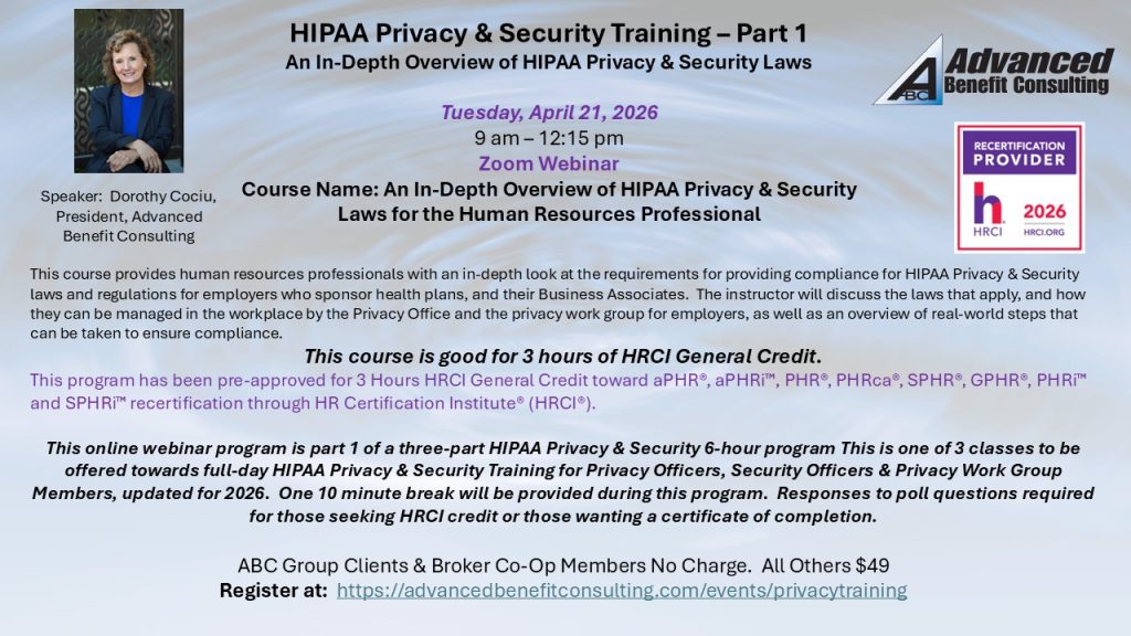 HIPAA privacy training part 1