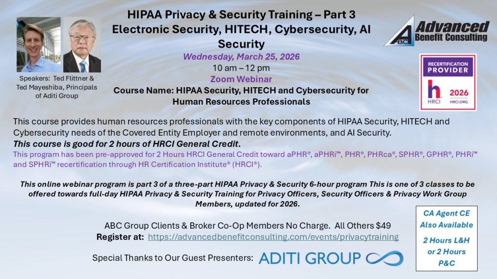 HIPAA training part 3 March 25, 2025