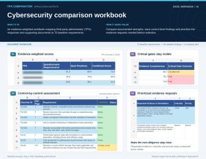 report example TPA comparator