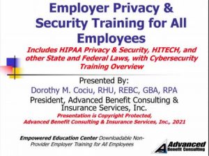 Privacy Training for all employees